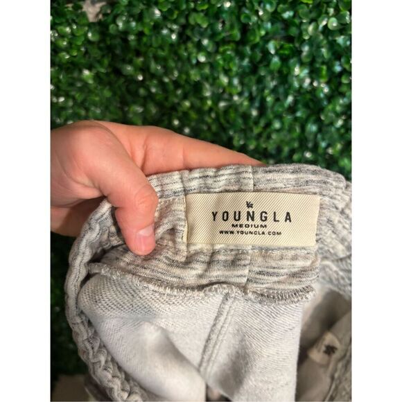YoungLA Gray Scale Effortless Shorts Sz Medium - Picture 4 of 4